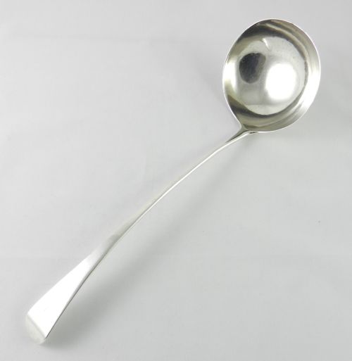 Georgian Silver Soup Ladle.