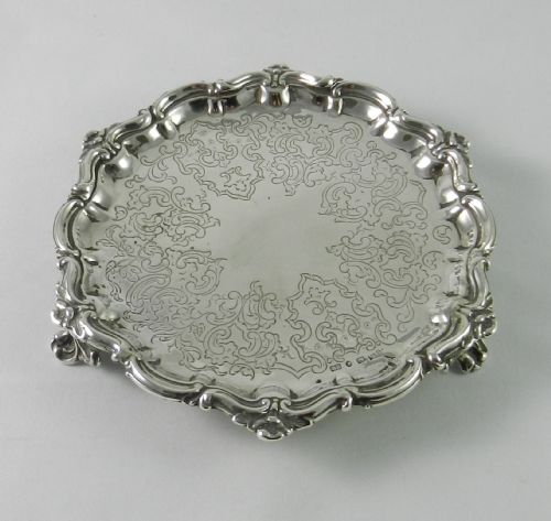 Antique Silver Salver.