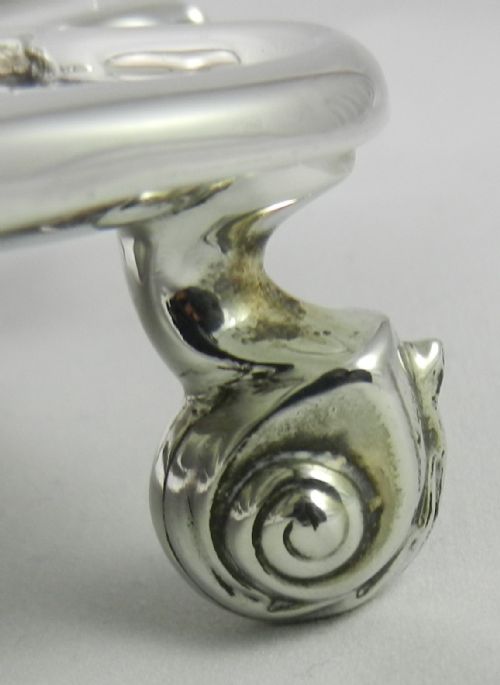 ANTIQUE SILVER INKSTAND - ADDITIONAL PHOTO 1