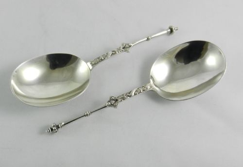 Antique Silver Spoons.