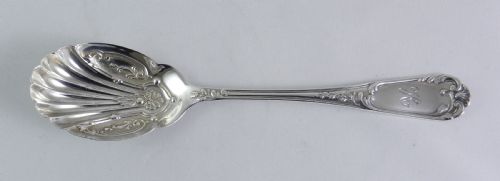 Antique Silver Fruit Spoon.
