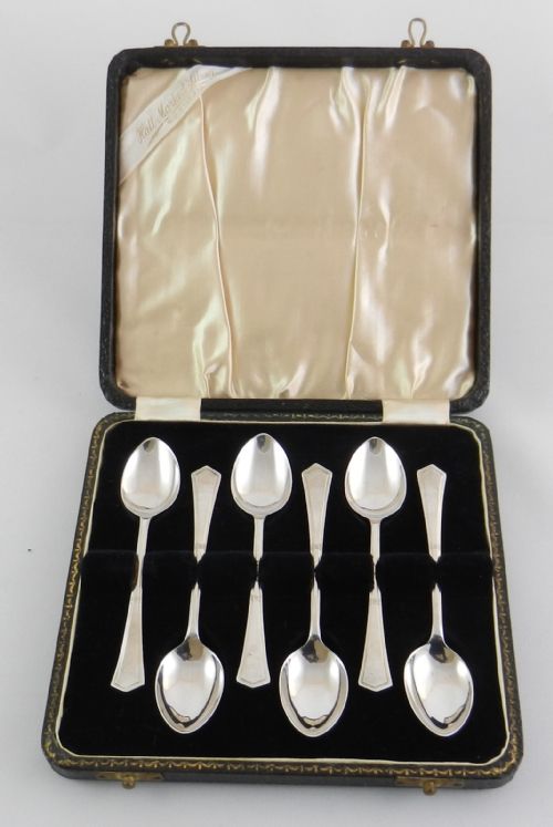 Set of Silver Coffee Spoons.