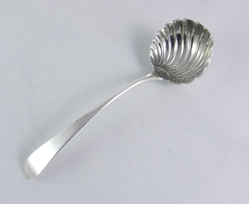 Geo.iii Silver Sauce Ladle.