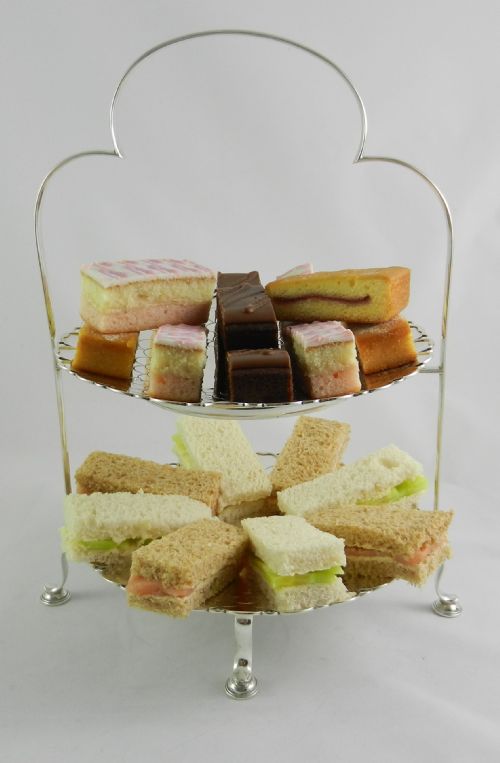 fig 1. Art Deco Silver Cake Stand.