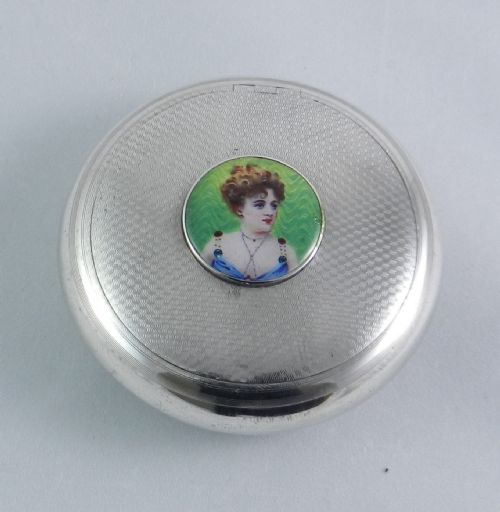 Antique Silver Tobacco Box.
