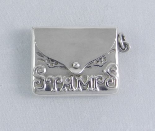 Silver Stamp Case.