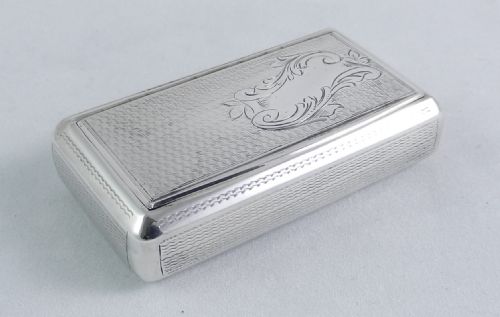 Antique Silver Snuff Box.