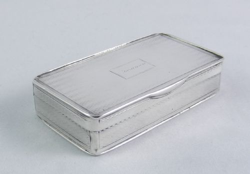 Antique Silver Snuff Box.
