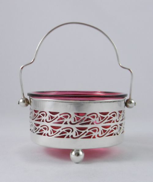 Antique Silver Sweet Dish.