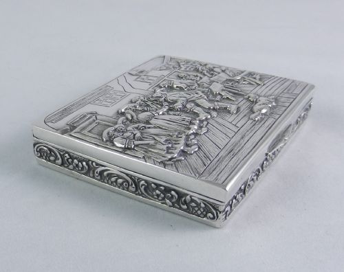 Antique Silver Table Box.