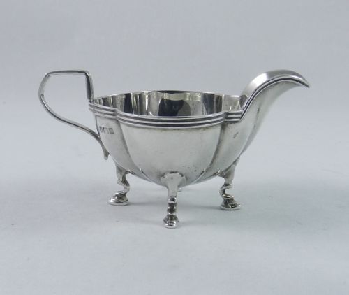 Antique Silver Arts & Crafts Cream Jug.