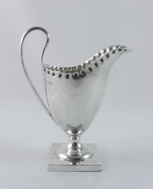 Antique Silver Cream Jug.