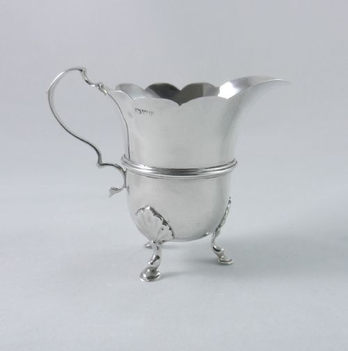 Antique Silver Cream Jug.