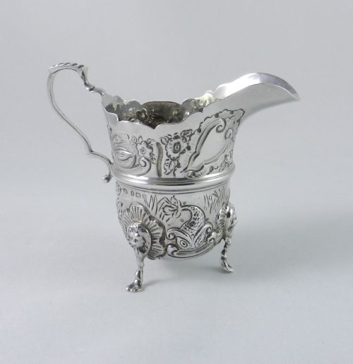 Antique Silver Cream Jug.