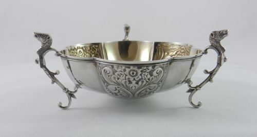 Antique Silver Dish.