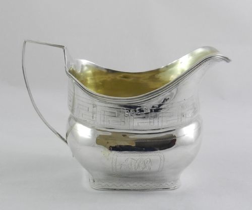 Georgian Irish Silver Cream Jug.