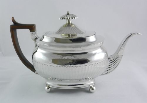 Georgian Silver Tea Pot.
