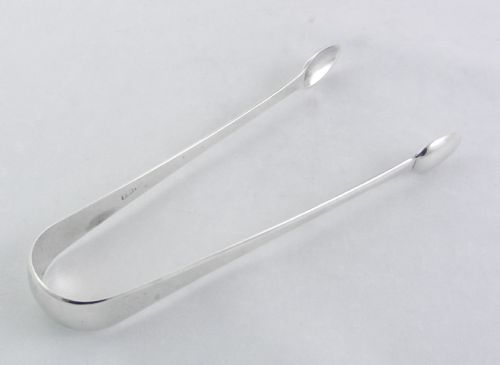 Antique Silver Sugar Tongs.