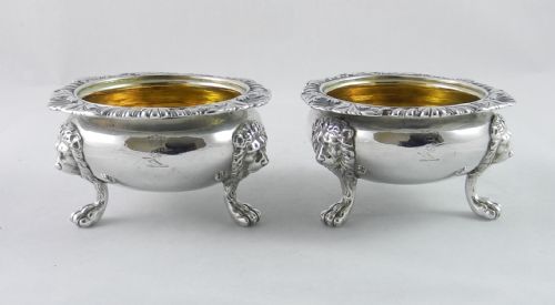 Antique Silver Salts.