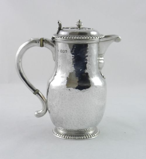 Antique Britannia Silver Jug.
