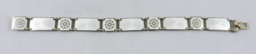 David Andersen Silver-gilt Enamel Bracelet.