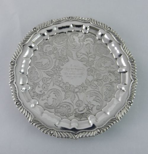 Old Sheffield Plate Salver.