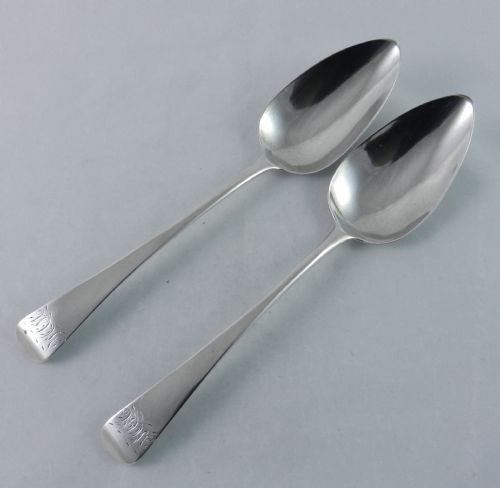 Georgian Silver Serving Spoons,