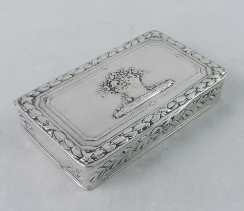 Antique Silver Snuff Box.