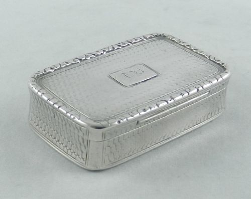 Antique Silver Snuff Box.