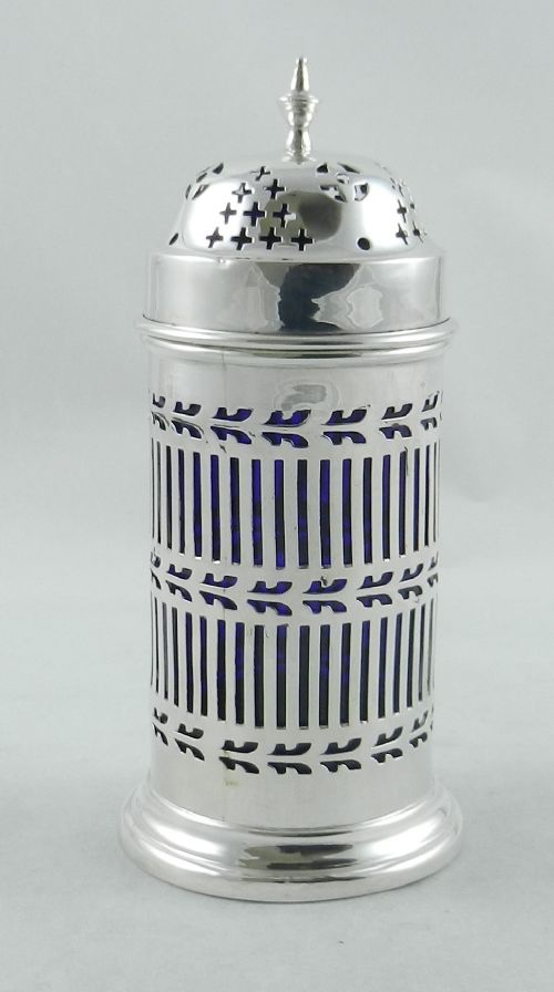 Silver & Glass "Lighthouse" Caster.
