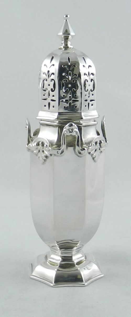 Antique Silver Sugar Caster.