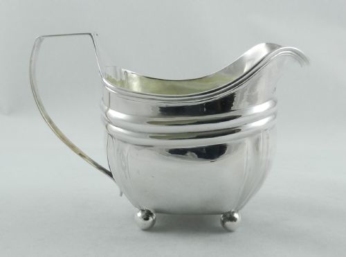 Antique Silver Cream Jug.