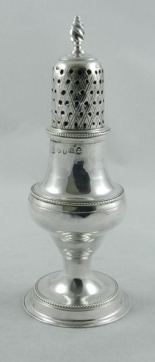 Hester Bateman Silver Muffineer.