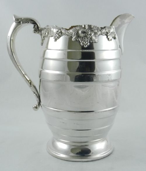 Large Silverplate Pitcher.