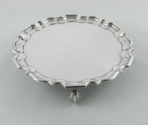 Antique Silver Salver.