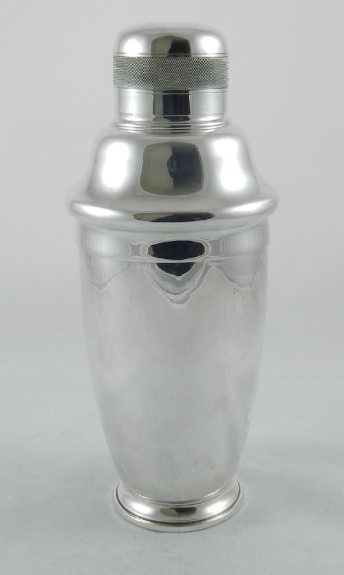 Art Deco Silverplated Cocktail Shaker.