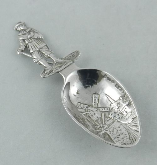Antique Silver Caddy Spoon.