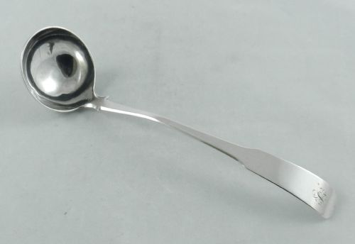 Antique Scottish Silver Toddy Ladle.