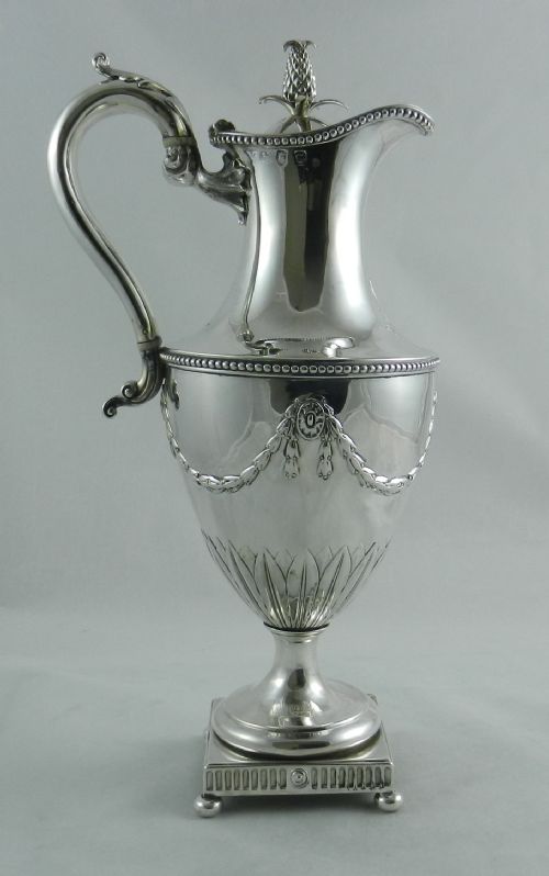Antique Silver Ewer.