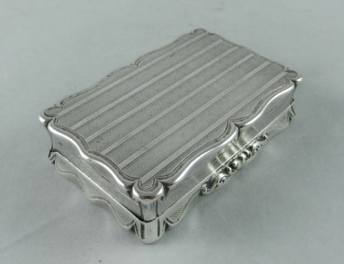 ANTIQUE SILVER SNUFF BOX - ADDITIONAL PHOTO 2