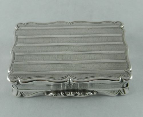 ANTIQUE SILVER SNUFF BOX - ADDITIONAL PHOTO 3