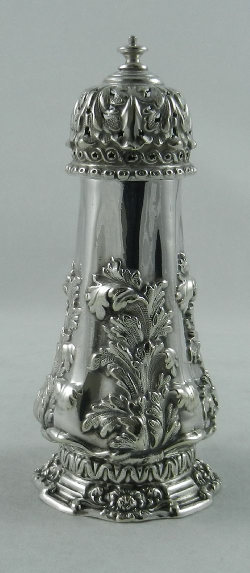 Antique Silver Pepper Pot.