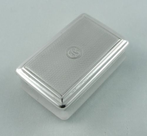Antique Silver Snuff Box.