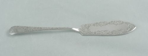 Antique Silver Butter Knife.