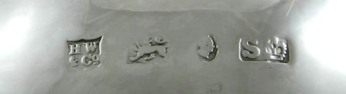 ANTIQUE SILVER CAKE BASKET - ADDITIONAL PHOTO 4