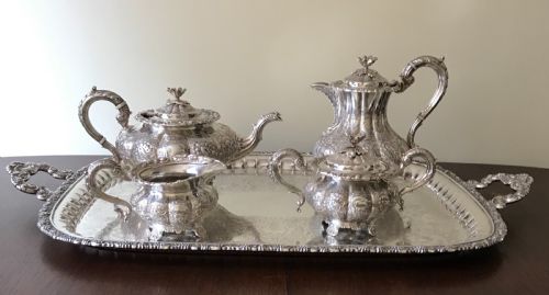 Wonderful Silver Tea Set & Tray.