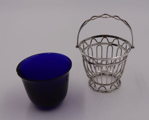 ANTIQUE SILVER BASKET - ADDITIONAL PHOTO 1
