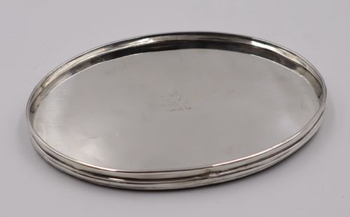ANTIQUE SILVER TEA POT STAND - ADDITIONAL PHOTO 4