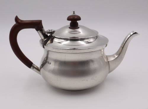 Art Deco Silver Tea Pot.