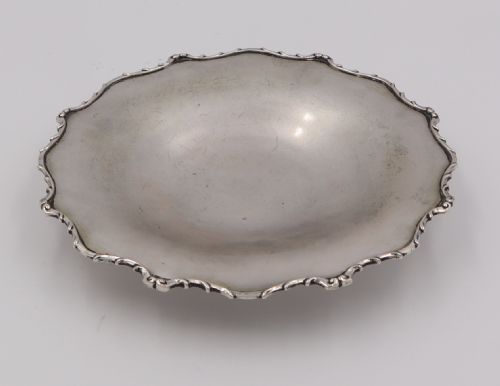 Art Deco Silver Fruit Dish.